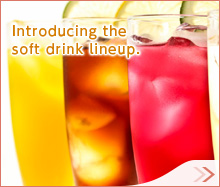Introducing the soft drink lineup.